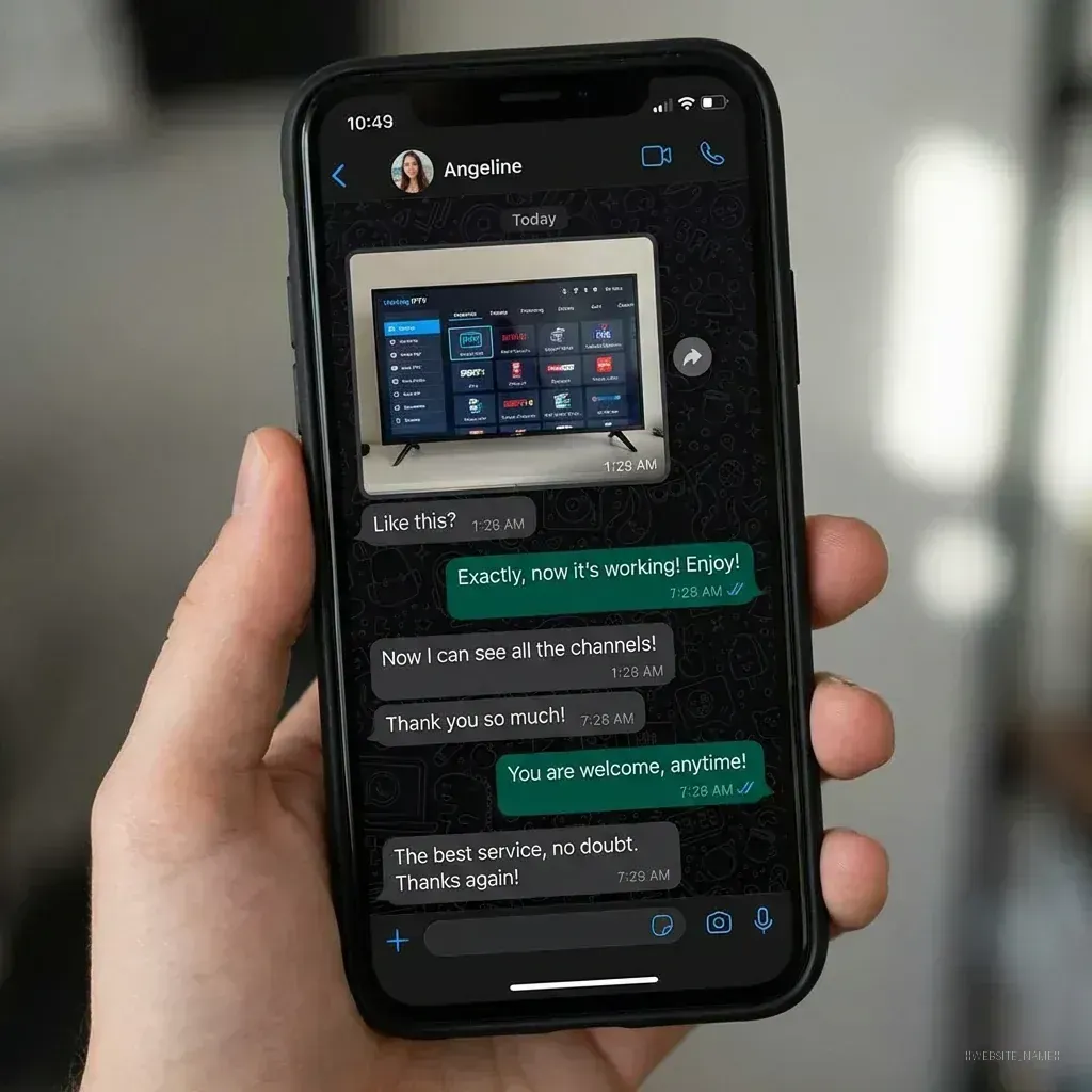Telegram customer chat 4